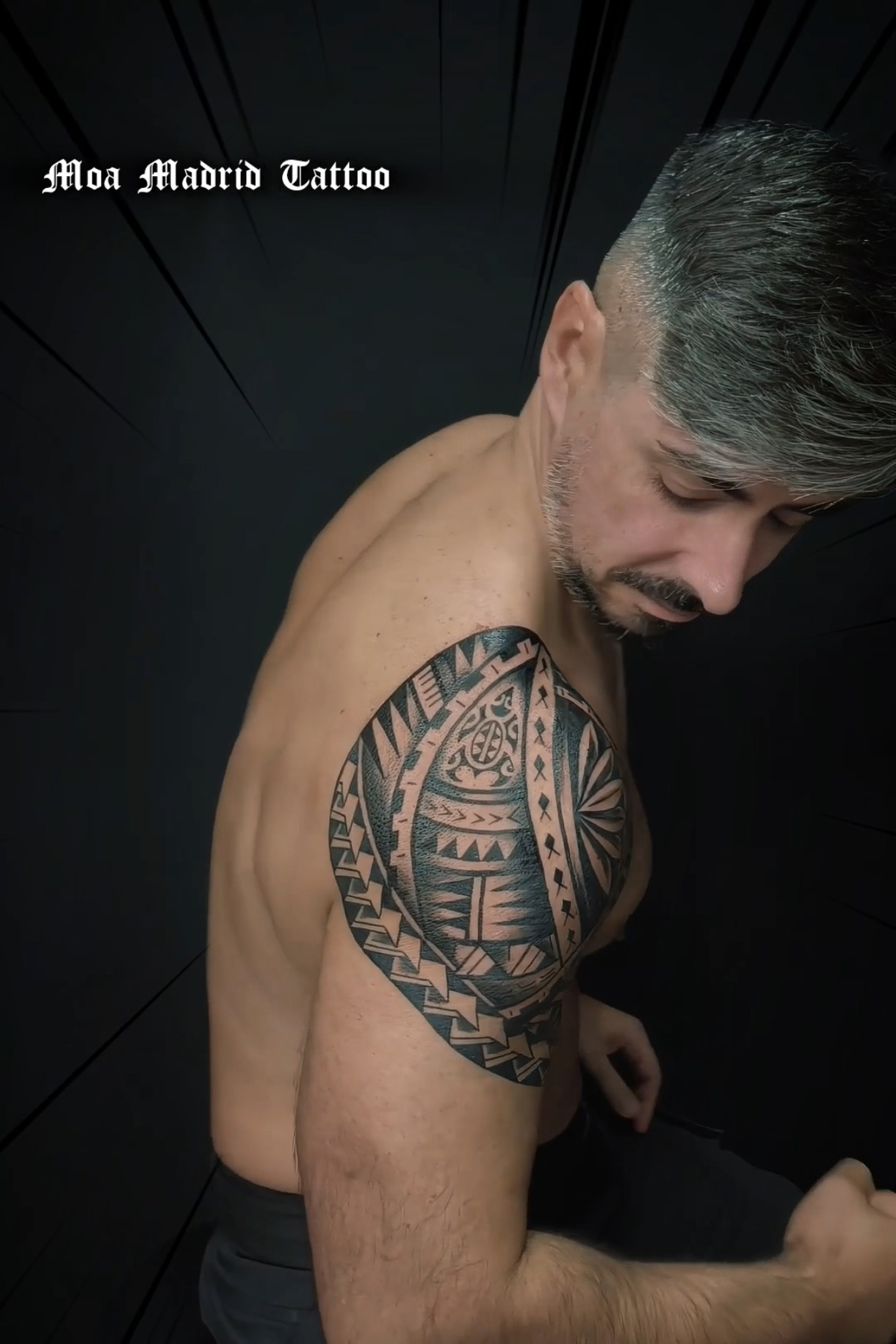 Tortuga en diseño de tatuaje samoano